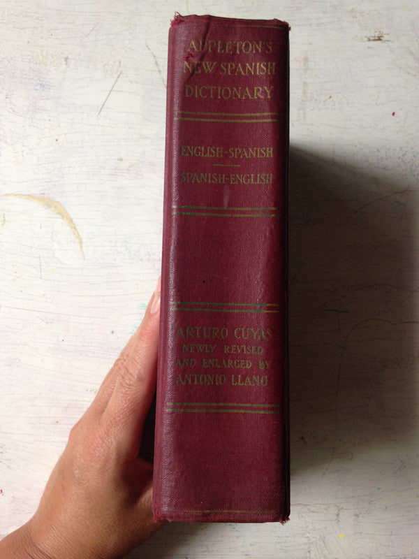 Libro usado en venta: Appleton's new - English-Spanish/Spanish-English de Dictionary; editorial Appleton-Century-Crofts impreso en 1928.2