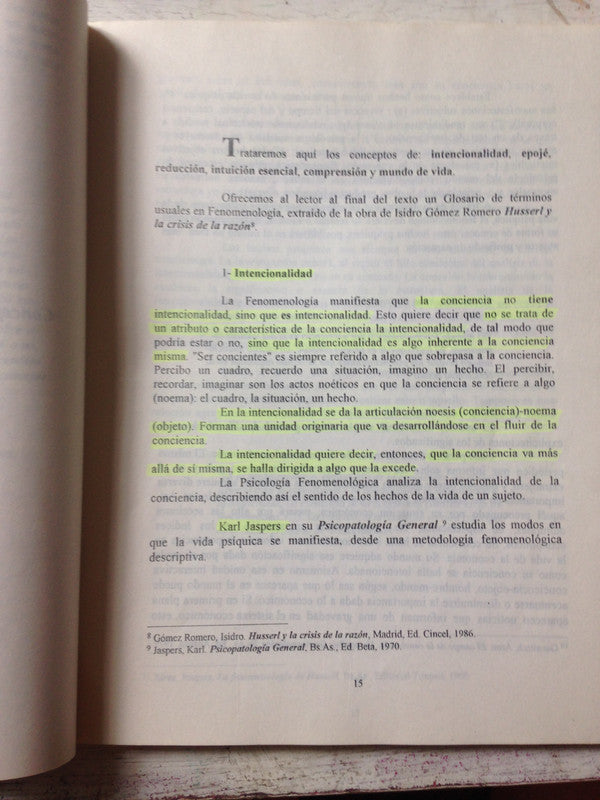 Libro usado en venta: Perspectiva en psicologia fenomenologica de M Isabel Perez Jauregui; editorial Psicoteca impreso en 1995 envios a todo el mundo.3