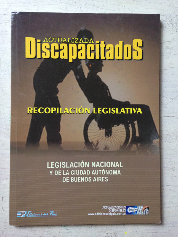 Libro usado en venta: Discapacitados - Recopilacion legislativa; editorial Ediciones del Pais impreso en 2016 realizamos envios a todo el mundo.1