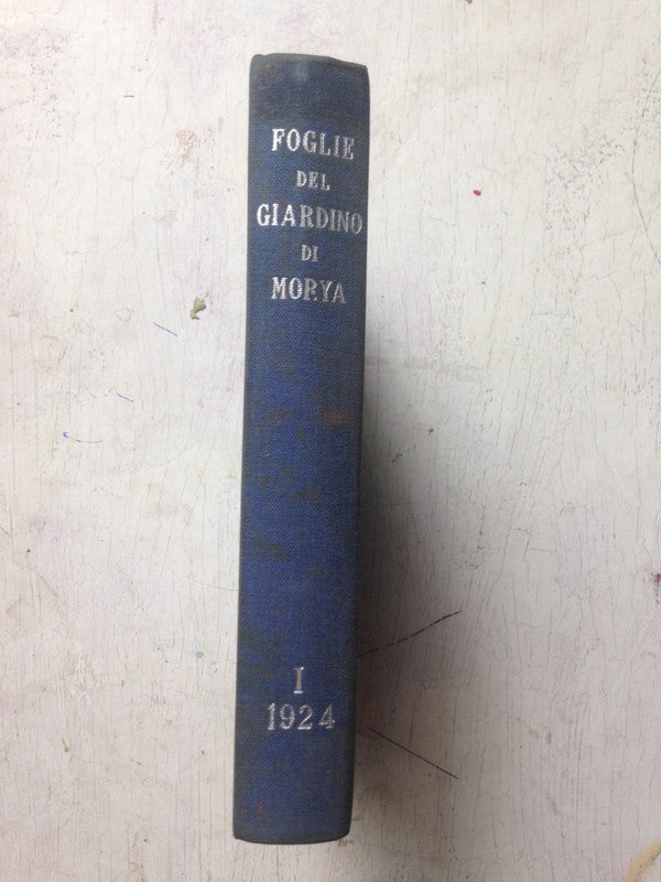 Libro usado en venta: Foglie del Giardino di Morya; editorial Agni Yoga Society impreso en 1970 realizamos envios a todo el mundo.2