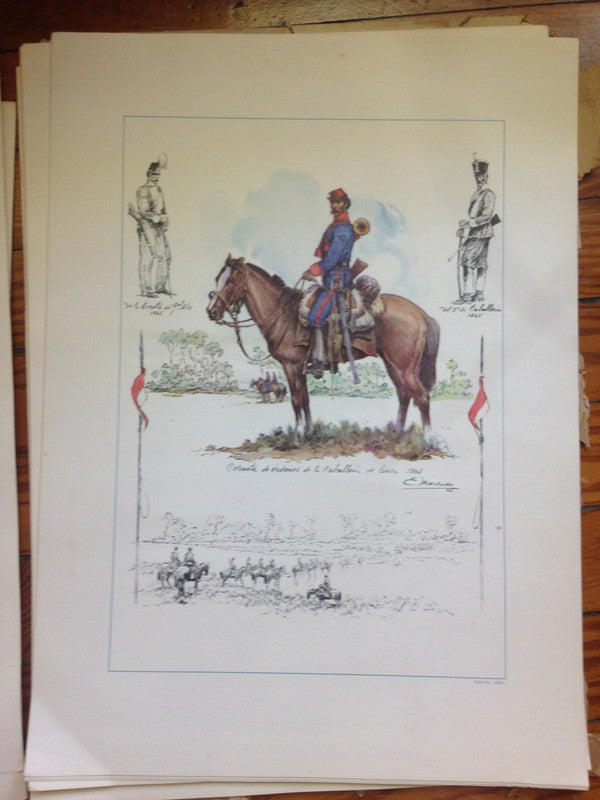 Libro usado en venta: Uniformes De La Patria / Bajo la Cruz Del Sur de Enrique Vidal Molina; Servicio de informaciones del ejército impreso en 19671.2