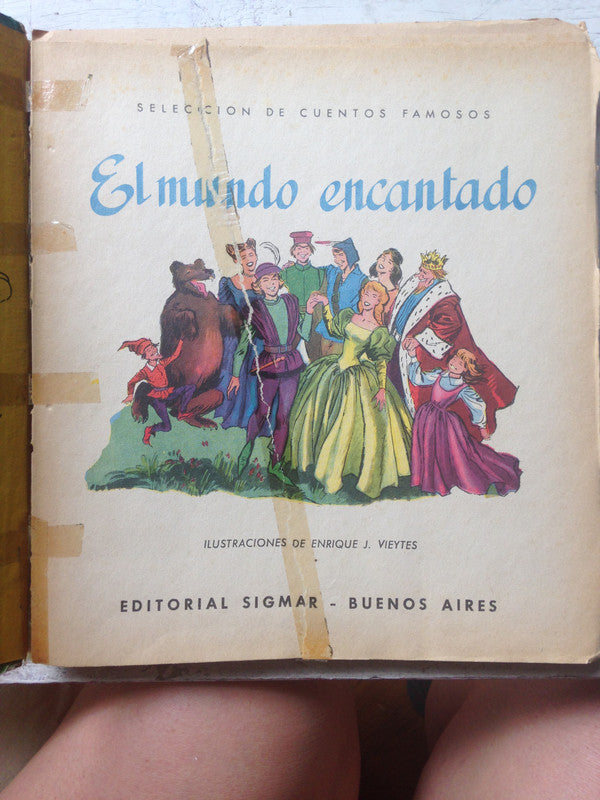 Libro usado en venta: El mundo encantado; editorial Sigmar impreso en 1967 realizamos envios a todo el mundo.3
