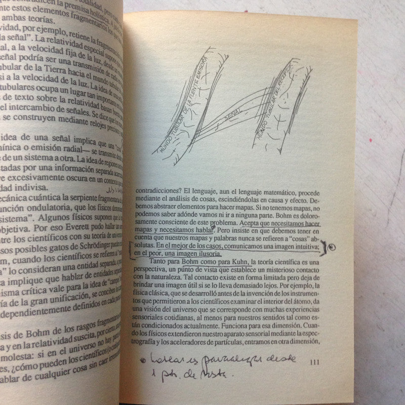 Libro usado en venta: A traves del maravilloso espejo del universo de John Briggs - David Peat; editorial Gedisa impreso en 1996.3