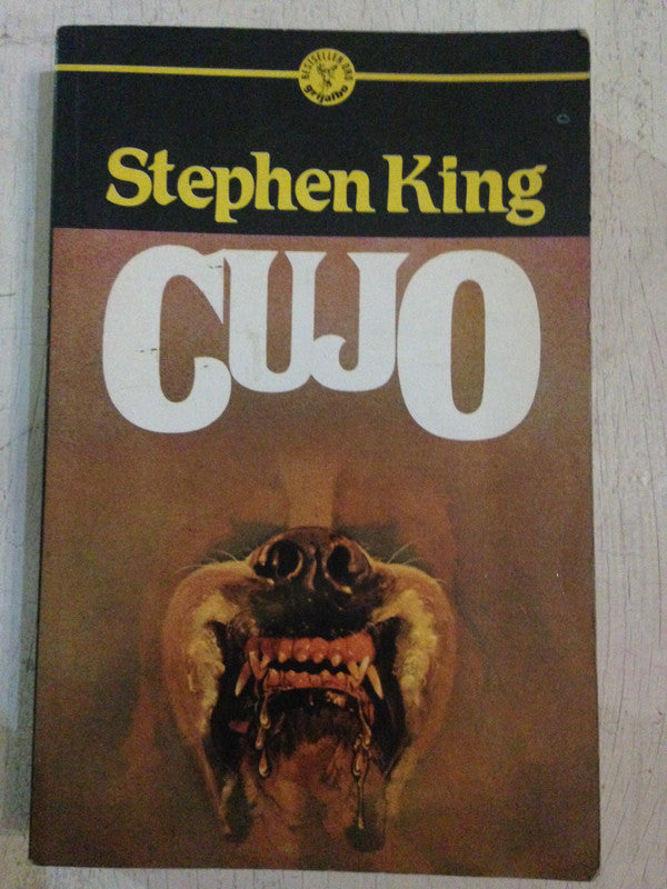 Libro usado en venta: Cujo de Stephen King; editorial Grijalbo impreso en 1982 realizamos envios a todo el mundo.1