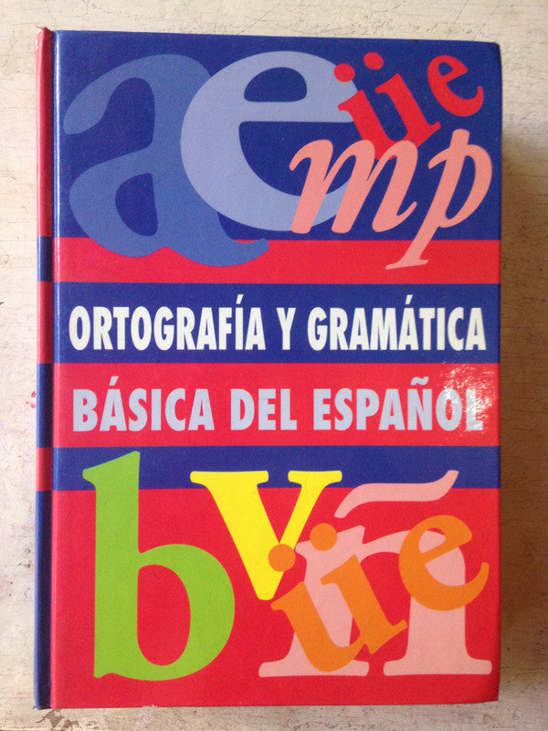 Libro usado en venta: Ortografia y gramatica basica del espa?ol de Diccionario; editorial Nauta impreso en 1998 realizamos envios a todo el mundo.1