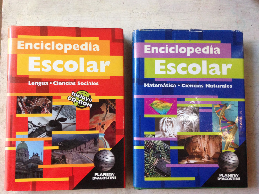 Libro usado en venta: Enciclopedia escolar (2 Tomos) trae CD de Diana Paris; editorial Planeta DeAgostini impreso en 2005 envios a todo el mundo.1