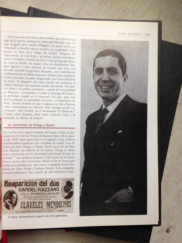 Libro usado en venta: Todo Gardel (3 Tomos); editorial Altaya impreso en 2001 realizamos envios a todo el mundo.3