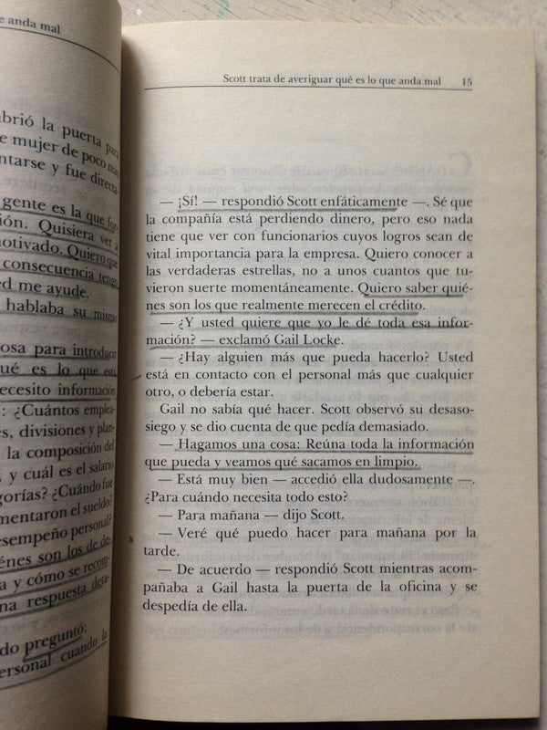 Libro usado en venta: Administracion en una pagina de Riaz Khadem - R. Lorber; editorial Norma impreso en 1991 realizamos envios a todo el mundo.2