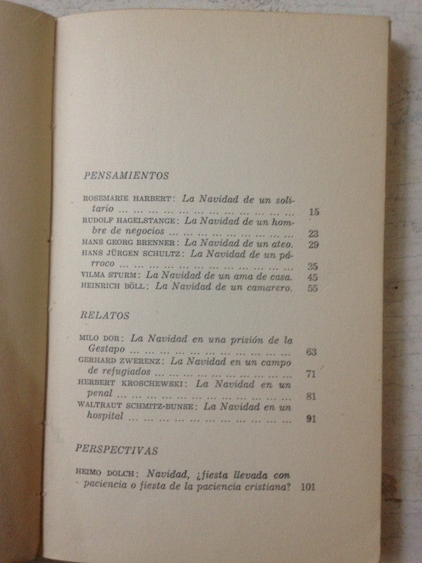 Libro usado en venta: Navidad hoy de Leo Waltermann; editorial Guadarrama impreso en 1963 realizamos envios a todo el mundo.3