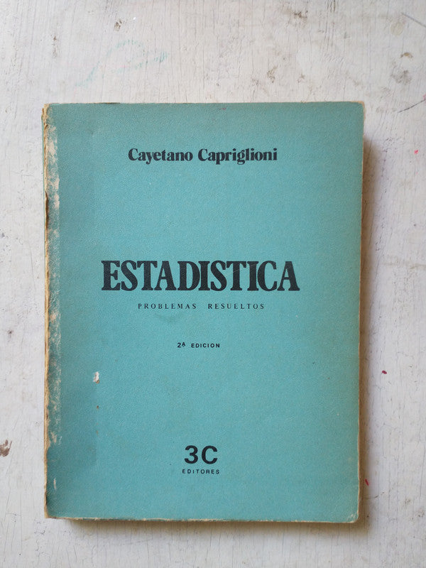Libro usado en venta: Tablas de estadisticas; editorial El coloquio impreso en 1975 realizamos envios a todo el mundo.2