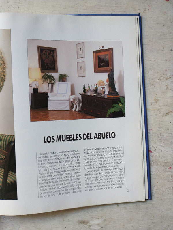 Libro usado en venta: Decoracion practica - La sala de estar; editorial HYMSA impreso en 1986 realizamos envios a todo el mundo.3