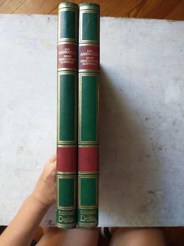 Libro usado en venta: Los animales gran enciclopedia ilustrada (2 Tomos); editorial Delta impreso en 1981 realizamos envios a todo el mundo.4