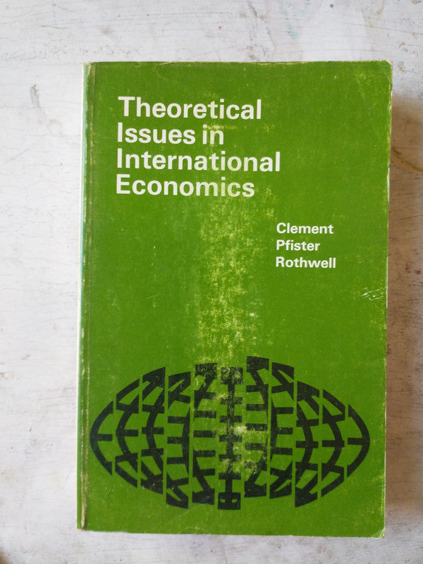 Libro usado en venta: Theoretical Issues in international economics de Clement - Pfister - Rothwell; Houghton Mifflin Company impreso en 19671.1