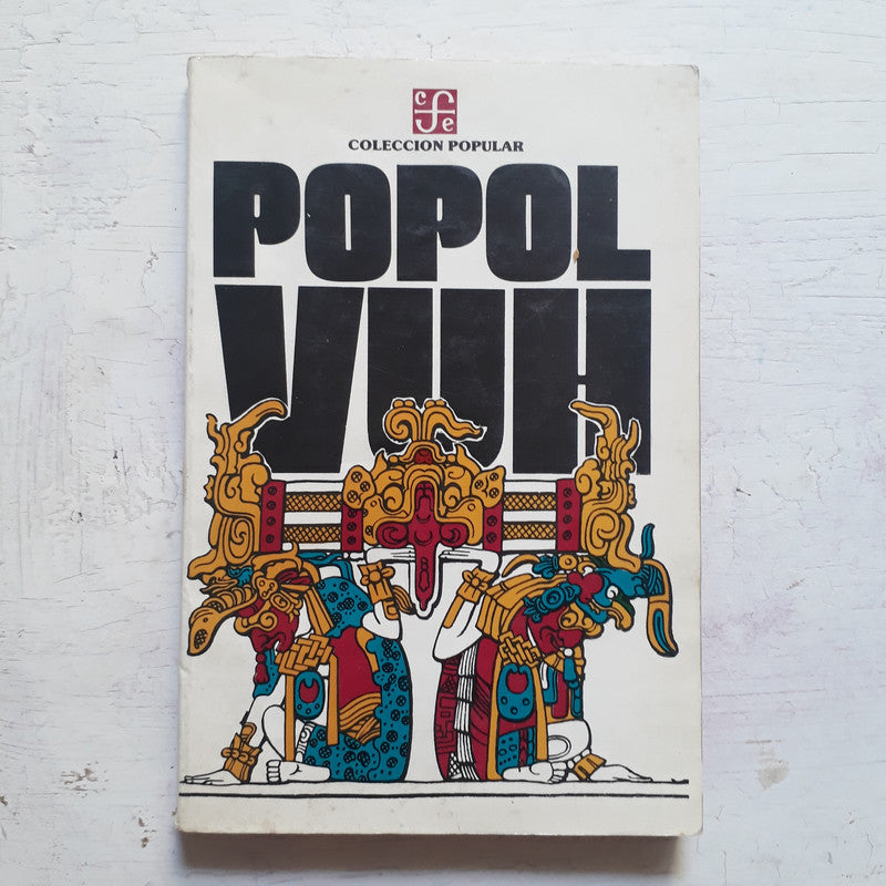 Libro usado en venta: Popol-Vuh, Las antiguas historias del Quich?; editorial Fondo de Cultura Economica impreso en 1984 envios a todo el mundo.1