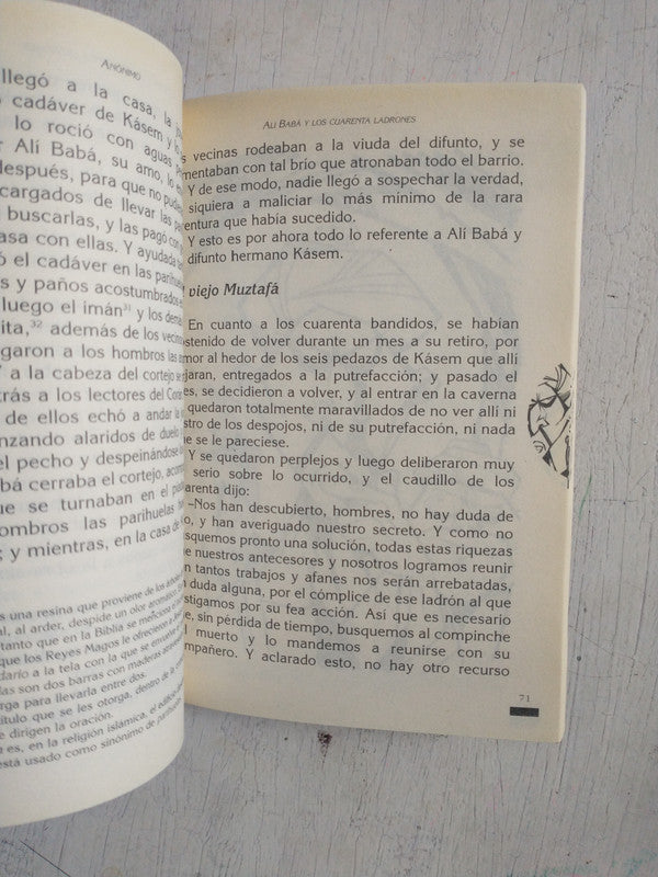 Libro usado en venta: Ali baba y los cuarenta ladrones; editorial Cantaro impreso en 1999 realizamos envios a todo el mundo.3