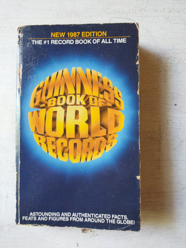 Libro usado en venta: 1987 Guinness - Book of world records; editorial Bantam impreso en 1987 realizamos envios a todo el mundo.1