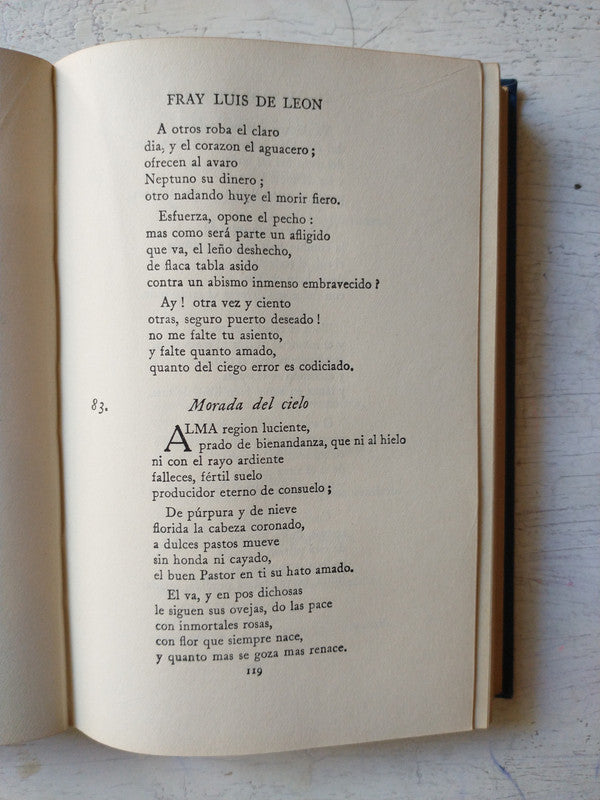 Libro usado en venta: The oxford book of spanish verse; editorial Oxford University Press impreso en 1945 realizamos envios a todo el mundo.3