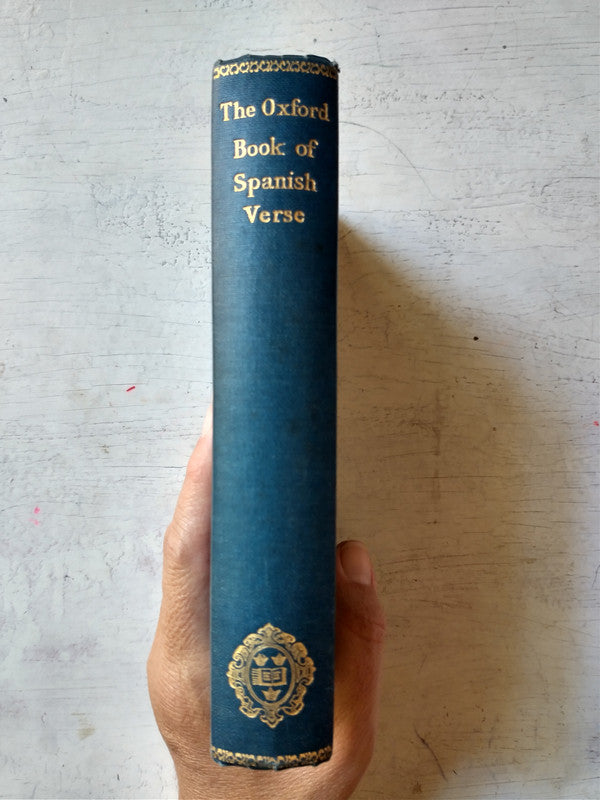 Libro usado en venta: The oxford book of spanish verse; editorial Oxford University Press impreso en 1945 realizamos envios a todo el mundo.4