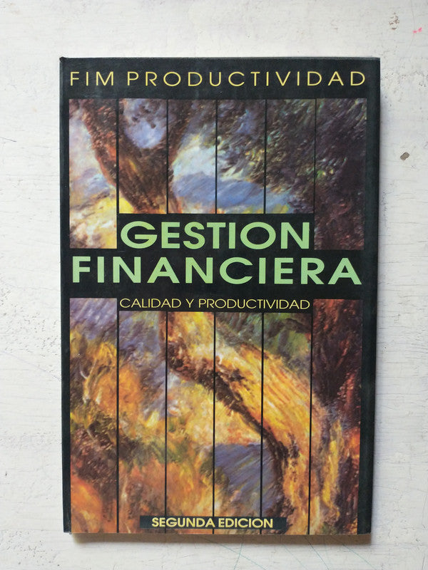 Libro usado en venta: Gestion financiera - Calidad y productividad de Lic. Pedro Sanchez; editorial FIM impreso en 1992 envios a todo el mundo.1