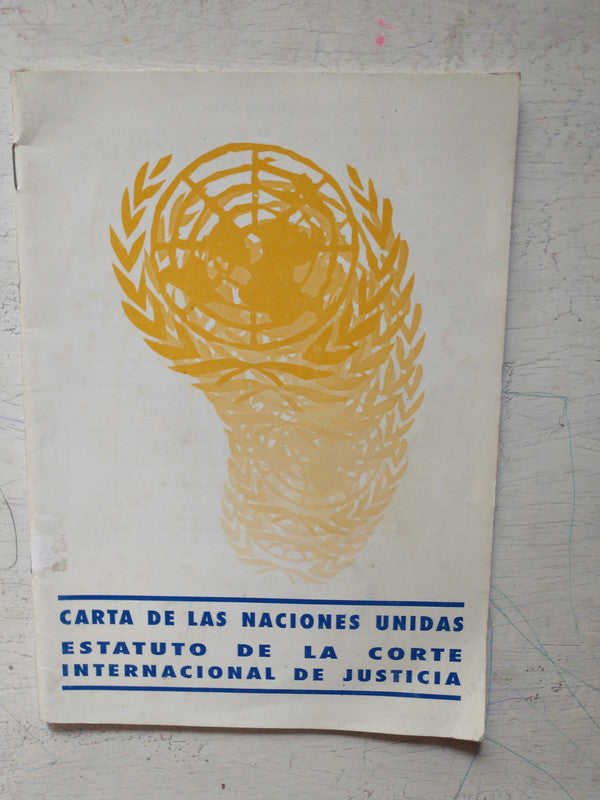 Libro usado en venta: Estatuto de la Corte Internacional de Justicia de Cartas de las Naciones Unidas; realizamos envios a todo el mundo.1