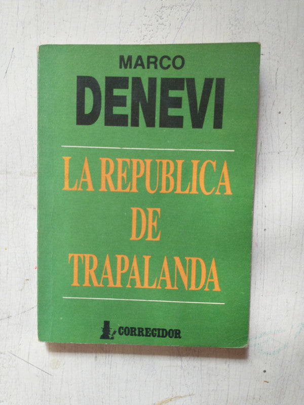 Libro usado en venta: La republica de trapalanda de Marco Denevi; editorial Corregidor impreso en 1989 realizamos envios a todo el mundo.1