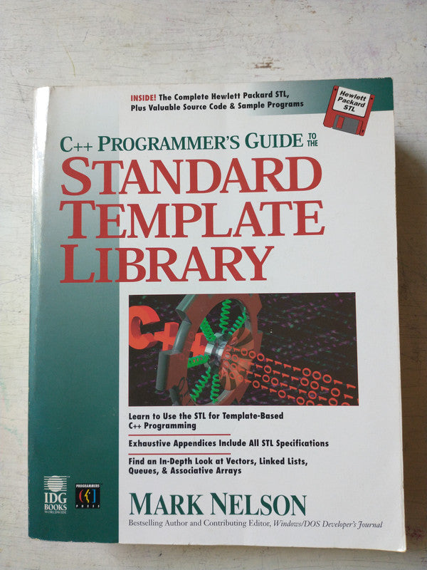 Libro usado en venta: C++ Programmer's guide to the Standard template library de Mark Nelson; editorial IDG Books Worldwide impreso en 1995.1
