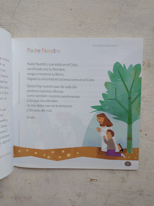 Libro usado en venta: Oraciones y respuestas de los Peregrinos 2; editorial Edelvives impreso en 2018 realizamos envios a todo el mundo.3