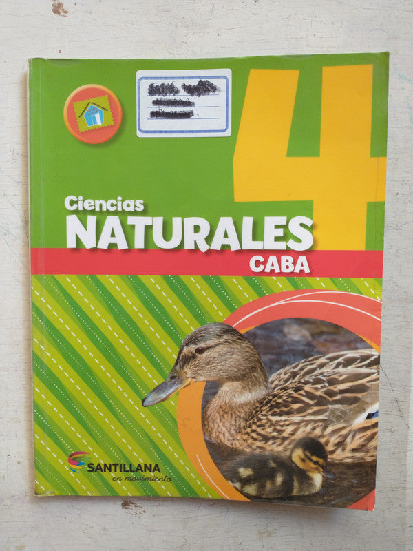 Libro usado en venta: Ciencias Naturales 4; editorial Santillana impreso en 2016 realizamos envios a todo el mundo.1