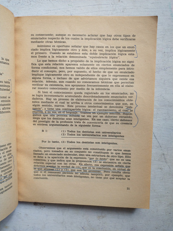 Libro usado en venta: Nociones de espistemologia de Rodolfo Gaeta - Nilda Robles; editorial Eudeba impreso en 1986 realizamos envios a todo el mundo.3