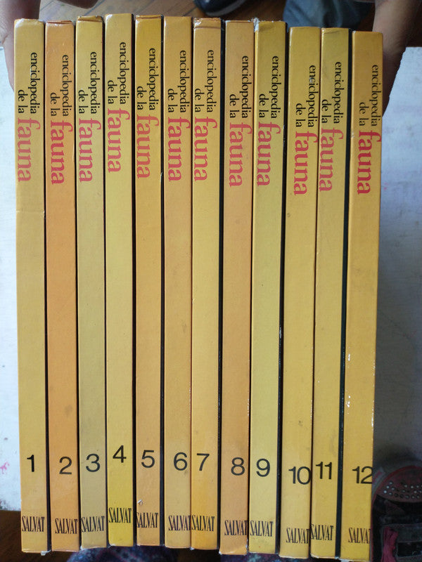 Libro usado en venta: Enciclopedia Salvat de la Fauna (12 tomos) de Felix Rodriguez de la Fuente; editorial Salvat impreso en 1979.3