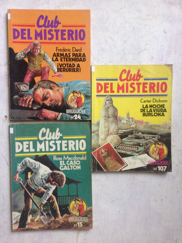 Libro usado en venta: Club del misterio x 3 de Revista; editorial Bruguera impreso en 1981 realizamos envios a todo el mundo.1