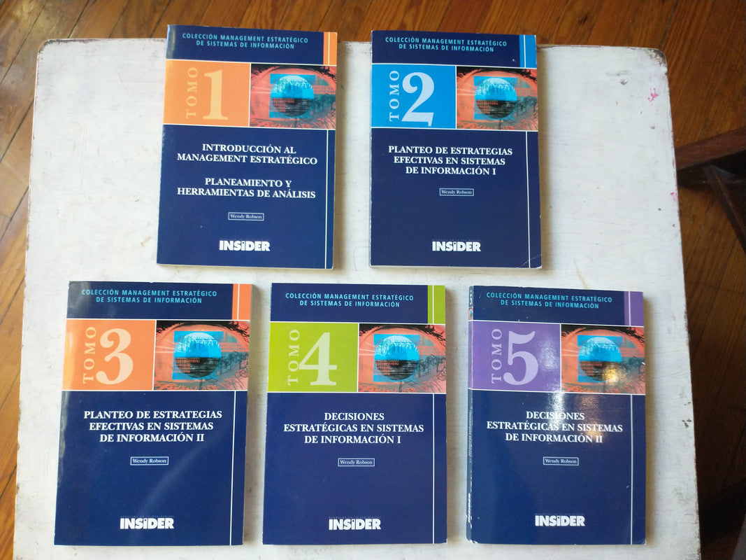 Libro usado en venta: Introduccion al management estrategico (5 tomos) de Wendy Robson; editorial MP impreso en 1999 realizamos envios a todo el mundo.1
