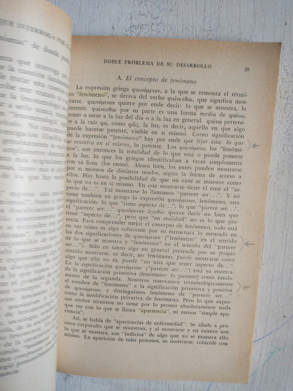 Libro usado en venta: El ser y el tiempo de Martin Heidegger; editorial Fondo de Cultura Economica impreso en 1986 realizamos envios a todo el mundo.2
