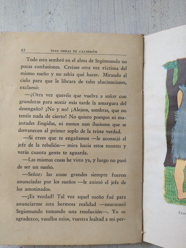 Libro usado en venta: Tres obras de Calderon; editorial Atlantida realizamos envios a todo el mundo.3