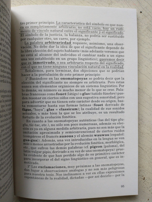Libro usado en venta: Saussure y los fundamentos de la ling??stica de Jose Sazbon; editorial Nueva Vision impreso en 1996 envios a todo el mundo.3