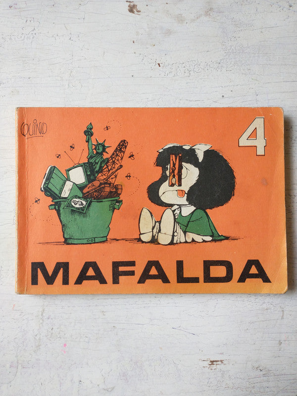 Libro usado en venta: Mafalda 4 de Quino; editorial Ediciones de la Flor realizamos envios a todo el mundo.1