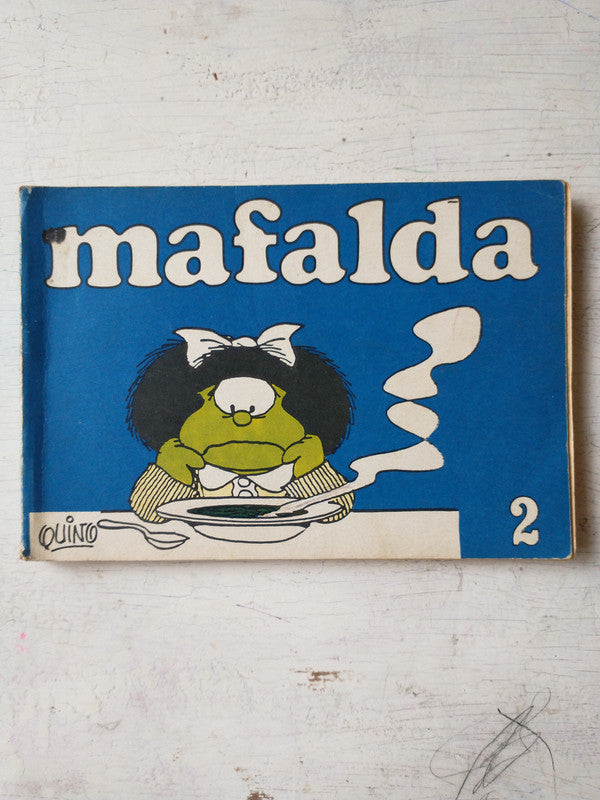 Libro usado en venta: Mafalda 2 de Quino; editorial Ediciones de la Flor realizamos envios a todo el mundo.1