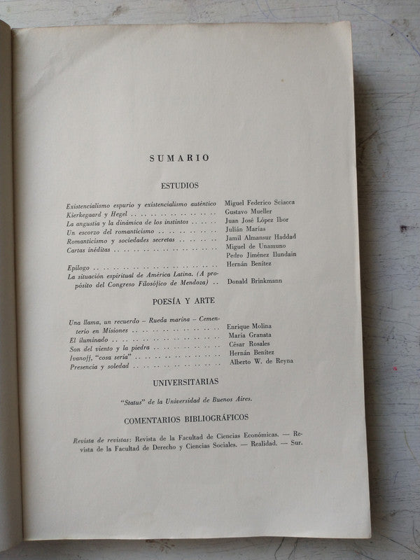 Libro usado en venta: Revista de la Universidad de Buenos Aires; editorial Instituto de Publicaciones impreso en 1949 envios a todo el mundo.3