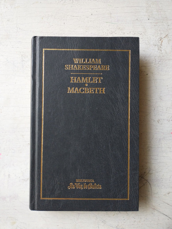 Libro usado en venta: Hamlet - Macbeth de William Shakespeare; editorial Planeta impreso en 2000 realizamos envios a todo el mundo.1