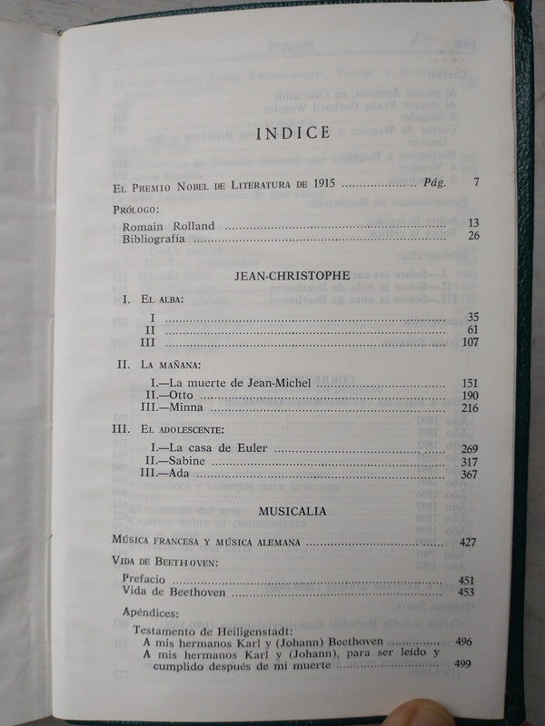 Libro usado en venta: Obras escogidas de Romain Rolland; editorial Aguilar impreso en 1968 realizamos envios a todo el mundo.3