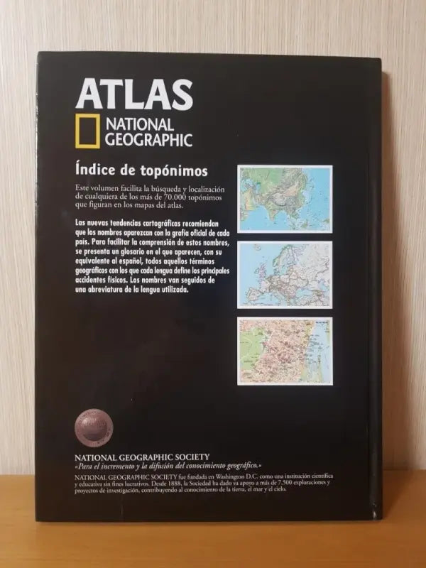 Libro usado en venta: Atlas National Geographic - Obra Completa En 18 Tomos; editorial Planeta DeAgostini impreso en 2004 envios a todo el mundo.2