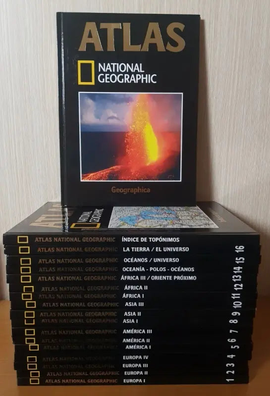 Libro usado en venta: Atlas National Geographic - Obra Completa En 18 Tomos; editorial Planeta DeAgostini impreso en 2004 envios a todo el mundo.1