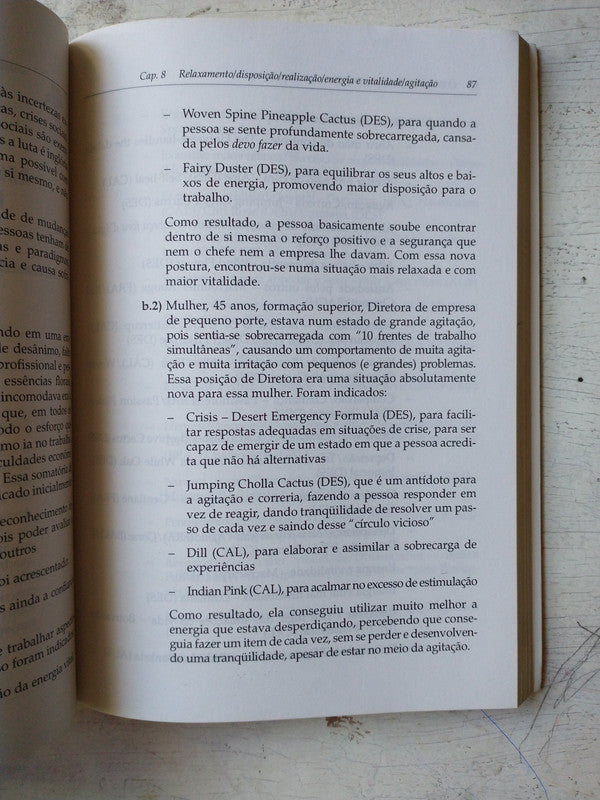 Libro usado en venta: O poder dos florais no trabalho de Gustavo G. Boog - M. Turak Boog; editorial Makron Books impreso en 1995.3