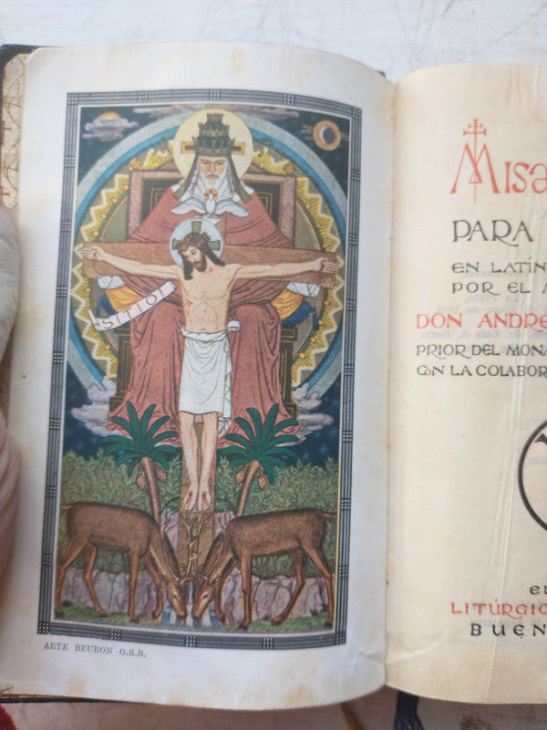 Libro usado en venta: Manual de la congregacion de las hijas de Maria; editorial Friburgo de Brisgovia impreso en 1913 envios a todo el mundo.2