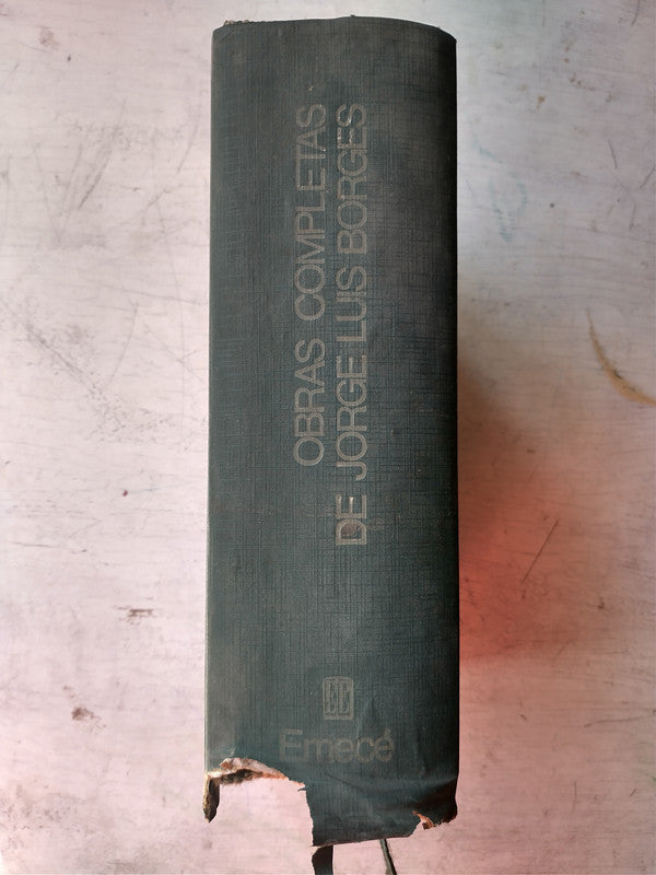 Libro usado en venta: Obras Completas - Tapa dura de Jorge Luis Borges; editorial Emece impreso en 1974 - 1979 realizamos envios a todo el mundo.4