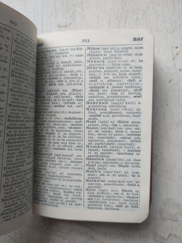 Libro usado en venta: German gem dictionary (German-English/English-German) de J. M. Clark; editorial Collins impreso en 1969 envios a todo el mundo.2