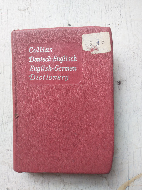 Libro usado en venta: German gem dictionary (German-English/English-German) de J. M. Clark; editorial Collins impreso en 1969 envios a todo el mundo.1