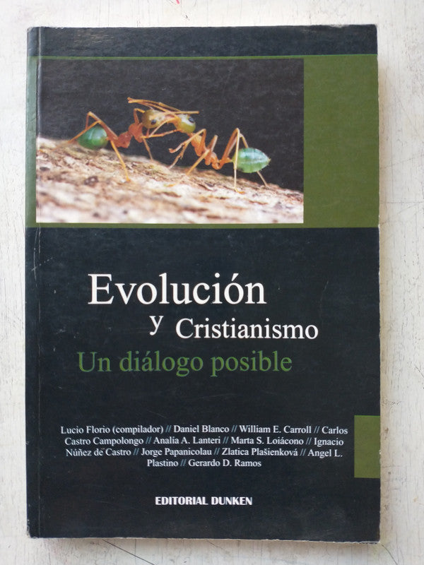 Libro usado en venta: Evolucion y Cristianismo; editorial Dunken impreso en 2007 realizamos envios a todo el mundo.1