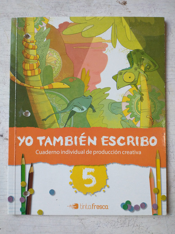 Libro usado en venta: Yo tambien escribo 5 de Andrea Braverman; editorial Tinta Fresca impreso en 2013 realizamos envios a todo el mundo.1