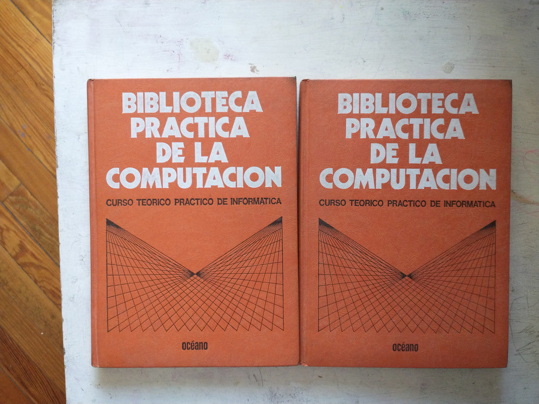 Libro usado en venta: Biblioteca Practica de la computacion (2 Tomos); editorial Oceano impreso en 1985 realizamos envios a todo el mundo.1
